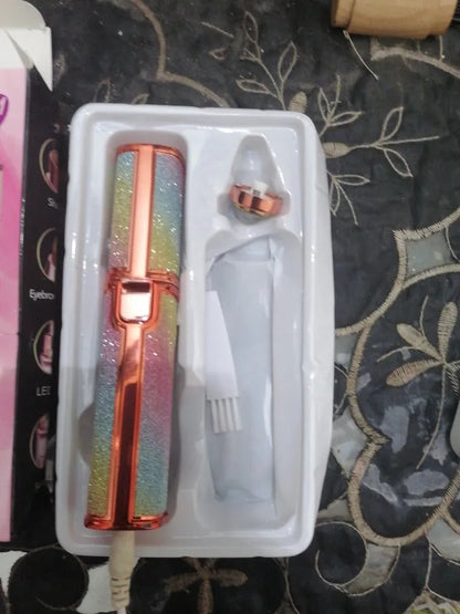 2 in 1 Eyebrow Trimmer & Facial Hair Remover | Rechargeable | Imported
