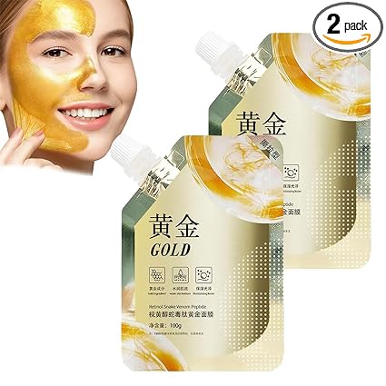 Retinol Snake Venom Gold Mask, - Rumaisas