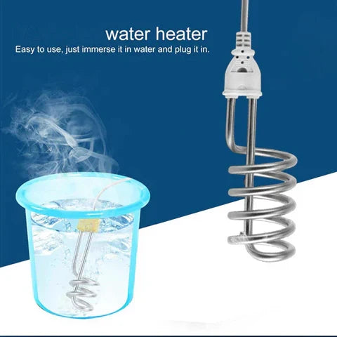 Shockproof Stainless Steel Electric Water Heating Rod 2000W – (اب کرنٹ کا خطرہ نہیں، شاک فری راڈ سے پانی گرم کریں 🔥)