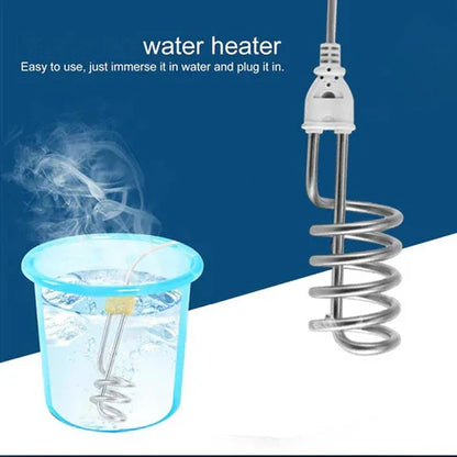 Shockproof Stainless Steel Electric Water Heating Rod 2000W – (اب کرنٹ کا خطرہ نہیں، شاک فری راڈ سے پانی گرم کریں 🔥)
